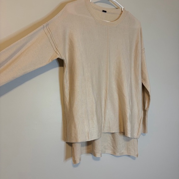 Poof! Women's Cream Crew Neck Sweater - Picture 2 of 6